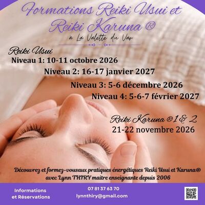 FORMATIONS REIKI USUI SAISON 2026/2027